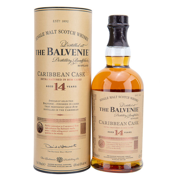 百富14年加勒比海蘭姆桶單一純麥威士忌0.7L