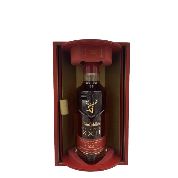 格蘭菲迪22年雪莉桶單一麥芽蘇格蘭威士忌0.7L