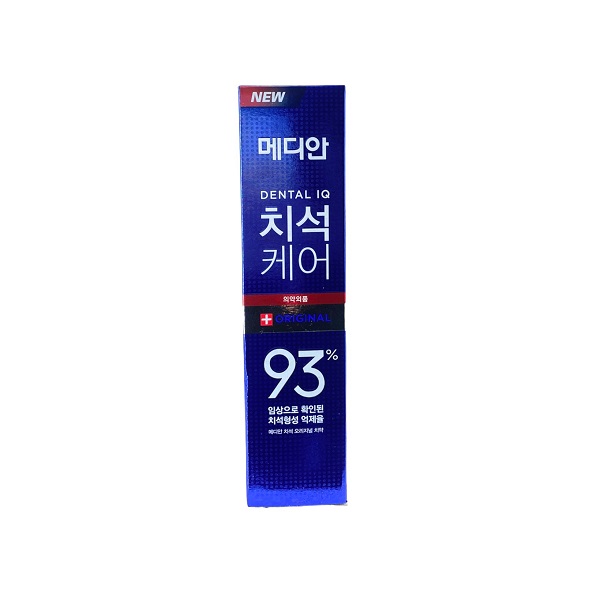 韓國牙膏Median93%-藍(預防牙結石)	