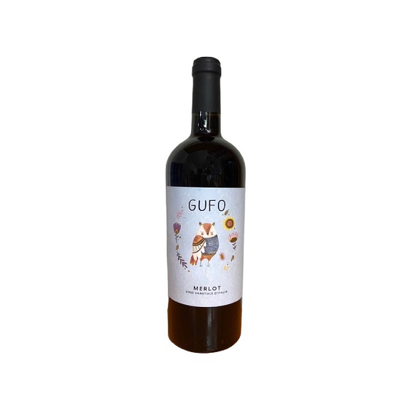 義大利恆富貓頭鷹梅洛紅酒0.75L