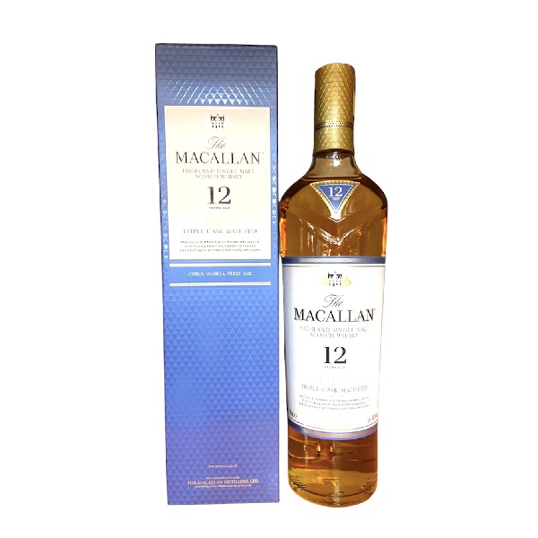 麥卡倫12年黃金三桶0.7L