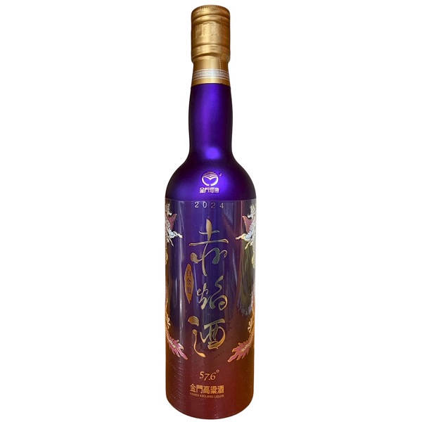 白金龍赤焰金門高粱酒綺香紫0.6L