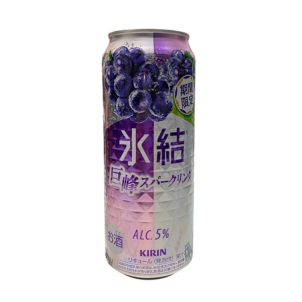 KIRIN冰結調酒5%-巨峰Sparkling 500ml