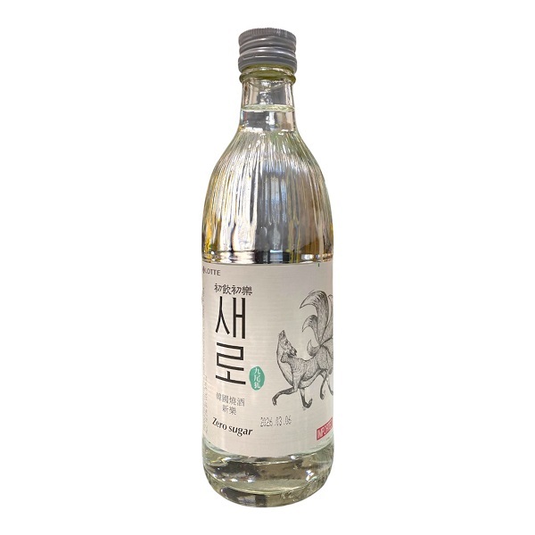 韓國燒酒初飲初樂新燒酒Zero Sugar 0.36L