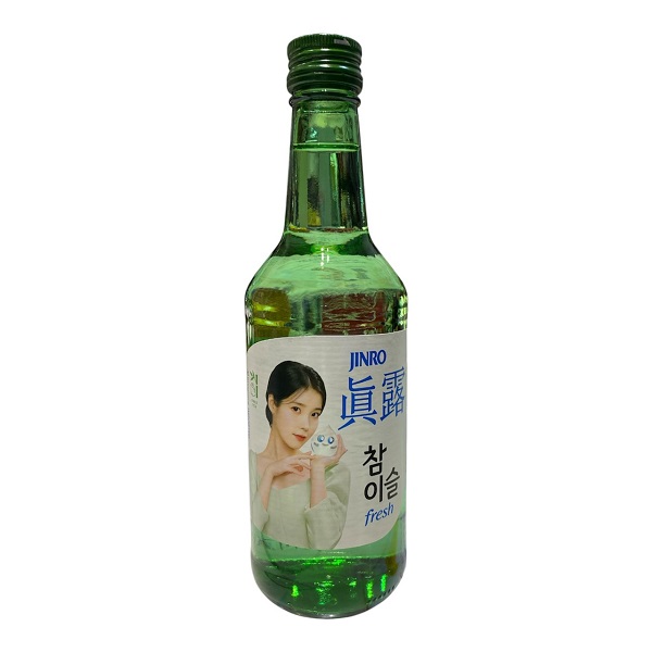 真露燒酒 IU 特別版 綁髮款0.36L